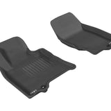 All-Weather Custom-Fit Floor Mats for Infiniti Qx70/Fx35/Ex35/Qx50 2008-2017 with Non-Slip Backing - Black - 1st Row