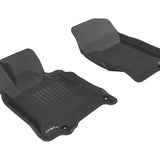 All-Weather Custom-Fit Floor Mats for Infiniti Q40/Q60/G35/37 Coupe/Sedan 2007-2015 with Non-Slip Backing - Black - 1st Row