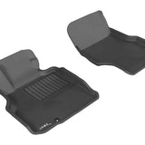 All-Weather Custom-Fit Floor Mats for Infiniti M35 2006-2010 with Non-Slip Backing - Black - 1st Row