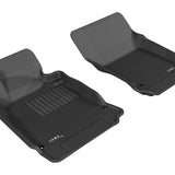 All-Weather Custom-Fit Floor Mats for Infiniti Q70/M37 2011-2019 with Non-Slip Backing - Black - 1st Row