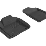 All-Weather Custom-Fit Floor Mats for Infiniti Qx80 / Qx56 2014-2018 with Non-Slip Backing - Black - 1st Row