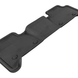 All-Weather Custom-Fit Floor Mats for Infiniti Qx80 / Qx56 2014-2018 with Non-Slip Backing - Black - 2nd Row