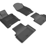 All-Weather Custom-Fit Floor Mats for Infiniti Q50 2014-2017 with Non-Slip Backing - Black - 1st Row 2nd Row