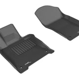 All-Weather Custom-Fit Floor Mats for Infiniti Q50 2014-2017 with Non-Slip Backing - Black - 1st Row