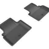 All-Weather Custom-Fit Floor Mats for Infiniti Q50 2014-2024 with Non-Slip Backing - Black - 2nd Row