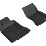 All-Weather Custom-Fit Floor Mats for Infiniti Qx30 2017-2019 with Non-Slip Backing - Black - 1st Row