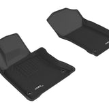 All-Weather Custom-Fit Floor Mats for Infiniti Q60 2017-2022 with Non-Slip Backing - Black - 1st Row