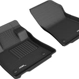 All-Weather Custom-Fit Floor Mats for Infiniti Qx50 / Qx55 2019-2025 with Non-Slip Backing - Black - 1st Row