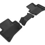 All-Weather Custom-Fit Floor Mats for Jaguar/ Land Rover F-Pace/ Range Rover Velar 2017-2025 with Non-Slip Backing - Black - 2nd Row