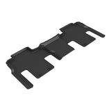 All-Weather Custom-Fit Floor Mats for Jeep Wagoneer 2022-2025 with Non-Slip Backing - Black - 2nd Row