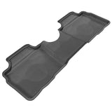 All-Weather Custom-Fit Floor Mats for Kia Soul 2010-2010 with Non-Slip Backing - Black - 2nd Row