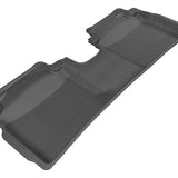 All-Weather Custom-Fit Floor Mats for Kia Forte 2014-2018 with Non-Slip Backing - Black - 2nd Row
