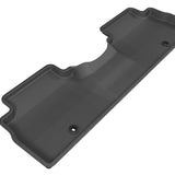 All-Weather Custom-Fit Floor Mats for Kia Soul 2014-2019 with Non-Slip Backing - Black - 2nd Row