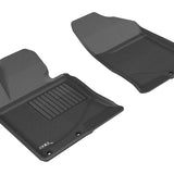 All-Weather Custom-Fit Floor Mats for Kia Optima 2011-2015 with Non-Slip Backing - Black - 1st Row