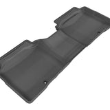 All-Weather Custom-Fit Floor Mats for Kia Optima 2011-2015 with Non-Slip Backing - Black - 2nd Row