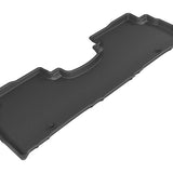 All-Weather Custom-Fit Floor Mats for Kia Sorento 2016-2020 with Non-Slip Backing - Black - 2nd Row