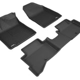 All-Weather Custom-Fit Floor Mats for Kia Niro 2017-2022 with Non-Slip Backing - Black - 1st Row 2nd Row