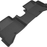All-Weather Custom-Fit Floor Mats for Kia Niro 2017-2022 with Non-Slip Backing - Black - 2nd Row