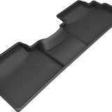 All-Weather Custom-Fit Floor Mats for Kia Soul 2020-2025 with Non-Slip Backing - Black - 2nd Row