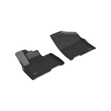 All-Weather Custom-Fit Floor Mats for Kia Carnival 2022-2025 with Non-Slip Backing - Black - 1st Row