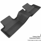 All-Weather Custom-Fit Floor Mats for Land Rover Range Rover Evoque 2012-2013 with Non-Slip Backing - Black - 2nd Row