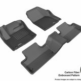 All-Weather Custom-Fit Floor Mats for Land Rover Range Rover Evoque 2014-2019 with Non-Slip Backing - Black - 1st Row 2nd Row