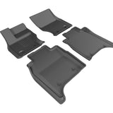 All-Weather Custom-Fit Floor Mats for Land Rover Range Rover Long Wheelbase 2014-2017 with Non-Slip Backing - Black - 1st Row 2nd Row