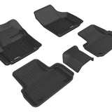All-Weather Custom-Fit Floor Mats for Land Rover Discovery Sport 5-Seats 2015-2019 with Non-Slip Backing - Black - 1st Row 2nd Row
