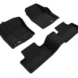 All-Weather Custom-Fit Floor Mats for Land Rover Range Rover Evoque 2020-2025 with Non-Slip Backing - Black - 1st Row 2nd Row