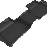 All-Weather Custom-Fit Floor Mats for Land Rover Discovery Sport 2020-2025 with Non-Slip Backing - Black - 2nd Row