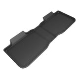All-Weather Custom-Fit Floor Mats for Lucid Air Touring 2022-2024 with Non-Slip Backing - Black - 2nd Row