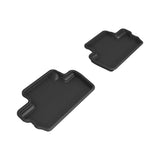 All-Weather Custom-Fit Floor Mats for Lexus Is250C/350C 2009-2015 with Non-Slip Backing - Black - 2nd Row
