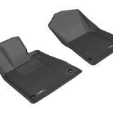 All-Weather Custom-Fit Floor Mats for Lexus Gs/ Gs Hybrid 2013-2020 with Non-Slip Backing - Black - 1st Row