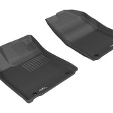 All-Weather Custom-Fit Floor Mats for Lexus Es/ Es Hybrid 2013-2018 with Non-Slip Backing - Black - 1st Row