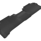 All-Weather Custom-Fit Floor Mats for Lexus/ Toyota Lx/ Land Cruiser 2008-2021 with Non-Slip Backing - Black - 2nd Row
