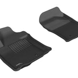 All-Weather Custom-Fit Floor Mats for Lexus Gx460 2010-2013 with Non-Slip Backing - Black - 1st Row