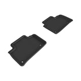All-Weather Custom-Fit Floor Mats for Lexus Ls460 2013-2017 with Non-Slip Backing - Black - 2nd Row