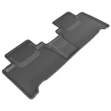 All-Weather Custom-Fit Floor Mats for Lexus Nx/ Nx Hybrid 2015-2021 with Non-Slip Backing - Black - 2nd Row