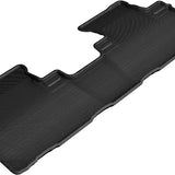 All-Weather Custom-Fit Floor Mats for Lexus Rxl 2018-2022 with Non-Slip Backing - Black - 2nd Row