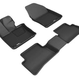 All-Weather Custom-Fit Floor Mats for Lexus Ux 2019-2025 with Non-Slip Backing - Black - 1st Row 2nd Row