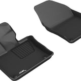 All-Weather Custom-Fit Floor Mats for Lexus Ux 2019-2025 with Non-Slip Backing - Black - 1st Row