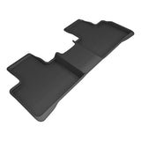 All-Weather Custom-Fit Floor Mats for Lexus Rx  2023-2025 with Non-Slip Backing - Black - 2nd Row
