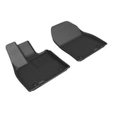 All-Weather Custom-Fit Floor Mats for Lexus Rz 2023-2024 with Non-Slip Backing - Black - 1st Row