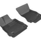 All-Weather Custom-Fit Floor Mats for Mercedes-Benz S-Class (W221) 2007-2013 with Non-Slip Backing - Black - 1st Row