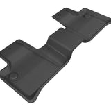 All-Weather Custom-Fit Floor Mats for Mercedes-Benz Ml-Class(W164)/Gl-Class(X164) 2006-2011 with Non-Slip Backing - Black - 2nd Row