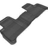 All-Weather Custom-Fit Floor Mats for Mercedes-Benz Gle Coupe/ Suv / Gls / Ml / Gl 2012-2019 with Non-Slip Backing - Black - 2nd Row