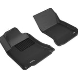 All-Weather Custom-Fit Floor Mats for Mercedes-Benz Gla-Class/ Cla-Class 2014-2020 with Non-Slip Backing - Black - 1st Row