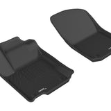 All-Weather Custom-Fit Floor Mats for Mercedes-Benz Gle Coupe / Gle Suv / Gls Suv 2016-2019 with Non-Slip Backing - Black - 1st Row