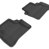 All-Weather Custom-Fit Floor Mats for Mercedes-Benz E-Class Sedan / Cls-Class 2010-2018 with Non-Slip Backing - Black - 2nd Row