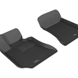 All-Weather Custom-Fit Floor Mats for Mercedes-Benz E-Class Sedan / Cls-Class 2014-2018 with Non-Slip Backing - Black - 1st Row